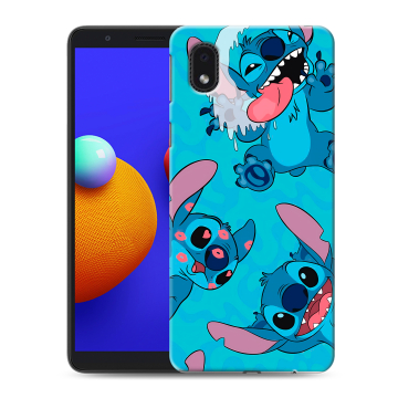 Силиконовый чехол на Samsung Galaxy A01 Core с принтом Лило и Стич Силиконовый чехол на Samsung Galaxy A01 Core с принтом Лило и Стич