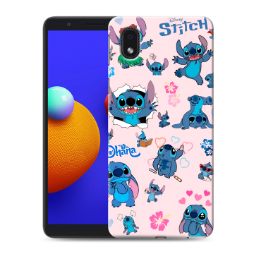 Силиконовый чехол на Samsung Galaxy A01 Core с принтом Лило и Стич