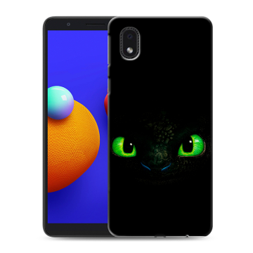 Силиконовый чехол на Samsung Galaxy A01 Core с принтом Как приручить дракона Силиконовый чехол на Samsung Galaxy A01 Core с принтом Как приручить дракона