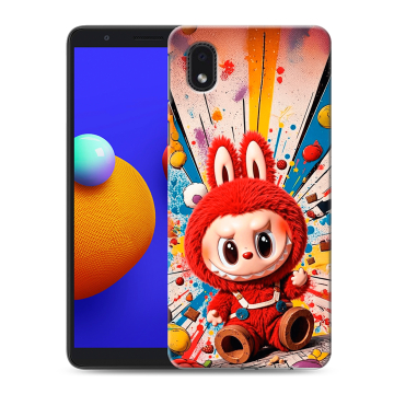 Силиконовый чехол на Samsung Galaxy A01 Core с принтом Labubu Лабубу Силиконовый чехол на Samsung Galaxy A01 Core с принтом Labubu Лабубу