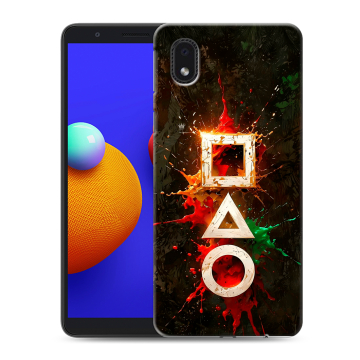 Силиконовый чехол на Samsung Galaxy A01 Core с принтом Squid Game Игра кальмара Силиконовый чехол на Samsung Galaxy A01 Core с принтом Squid Game Игра кальмара