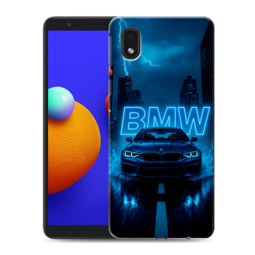 Силиконовый чехол на Samsung Galaxy A01 Core с принтом BMW БМВ