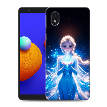 Силиконовый чехол на Samsung Galaxy A01 Core с принтом Холодное сердце Frozen Силиконовый чехол на Samsung Galaxy A01 Core с принтом Холодное сердце Frozen