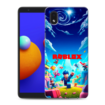 Силиконовый чехол на Samsung Galaxy A01 Core с принтом Roblox Роблокс Силиконовый чехол на Samsung Galaxy A01 Core с принтом Roblox Роблокс