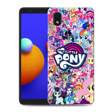 Силиконовый чехол на Samsung Galaxy A01 Core с принтом My little pony Дружба чудо Силиконовый чехол на Samsung Galaxy A01 Core с принтом My little pony Дружба чудо