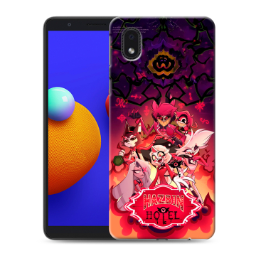 Силиконовый чехол на Samsung Galaxy A01 Core с принтом Hazbin Hotel Отель Хазбин Силиконовый чехол на Samsung Galaxy A01 Core с принтом Hazbin Hotel Отель Хазбин