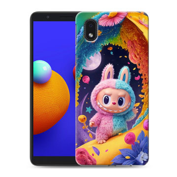 Силиконовый чехол на Samsung Galaxy A01 Core с принтом Labubu Лабубу Силиконовый чехол на Samsung Galaxy A01 Core с принтом Labubu Лабубу