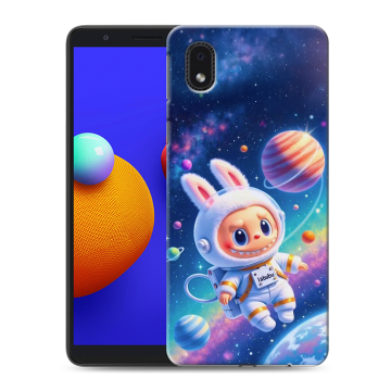 Силиконовый чехол на Samsung Galaxy A01 Core с принтом Labubu Лабубу Силиконовый чехол на Samsung Galaxy A01 Core с принтом Labubu Лабубу