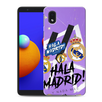 Силиконовый чехол на Samsung Galaxy A01 Core с принтом Real Madrid Реал Мадрид Силиконовый чехол на Samsung Galaxy A01 Core с принтом Real Madrid Реал Мадрид