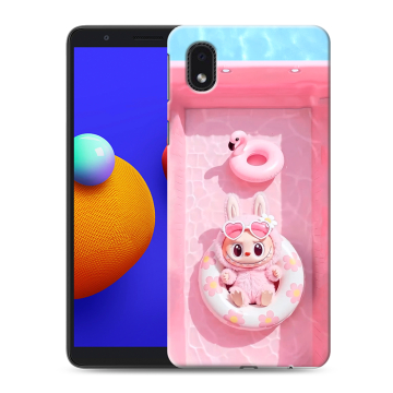 Силиконовый чехол на Samsung Galaxy A01 Core с принтом Labubu Лабубу Силиконовый чехол на Samsung Galaxy A01 Core с принтом Labubu Лабубу