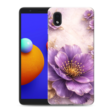 Силиконовый чехол на Samsung Galaxy A01 Core с принтом женский Силиконовый чехол на Samsung Galaxy A01 Core с принтом женский