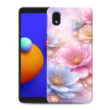 Силиконовый чехол на Samsung Galaxy A01 Core с принтом женский Силиконовый чехол на Samsung Galaxy A01 Core с принтом женский