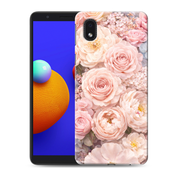 Силиконовый чехол на Samsung Galaxy A01 Core с принтом женский Силиконовый чехол на Samsung Galaxy A01 Core с принтом женский