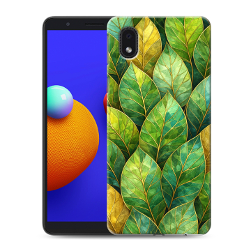 Силиконовый чехол на Samsung Galaxy A01 Core с принтом женский Силиконовый чехол на Samsung Galaxy A01 Core с принтом женский