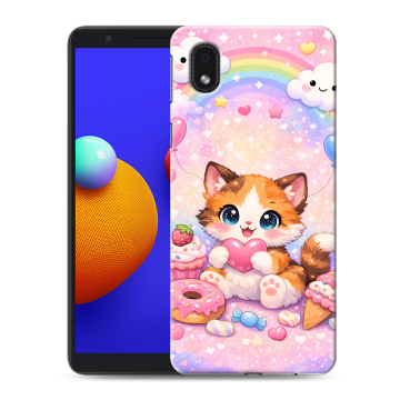 Силиконовый чехол на Samsung Galaxy A01 Core с принтом для девочек Силиконовый чехол на Samsung Galaxy A01 Core с принтом для девочек