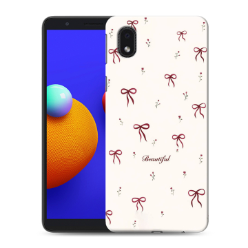 Силиконовый чехол на Samsung Galaxy A01 Core с принтом для девочек
