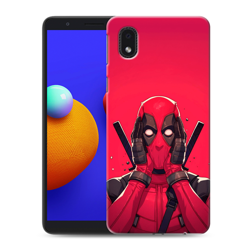 Пластиковый чехол на Samsung Galaxy A01 Core с принтом Дедпул Deadpool Пластиковый чехол на Samsung Galaxy A01 Core с принтом Дедпул Deadpool