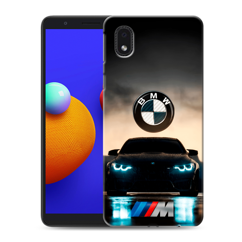 Пластиковый чехол на Samsung Galaxy A01 Core с принтом БМВ BMW Пластиковый чехол на Samsung Galaxy A01 Core с принтом БМВ BMW