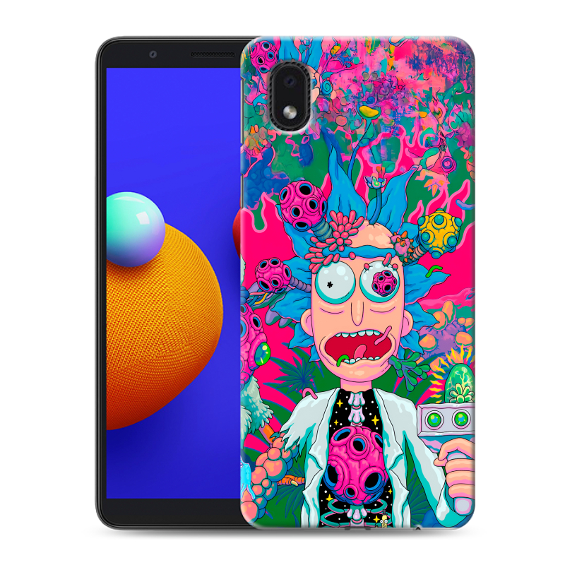 Силиконовый чехол на Samsung Galaxy A01 Core с принтом Рик и Морти Rick Morty Силиконовый чехол на Samsung Galaxy A01 Core с принтом Рик и Морти Rick Morty