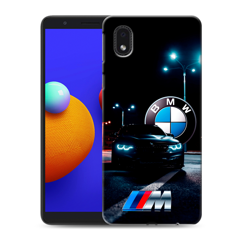 Пластиковый чехол на Samsung Galaxy A01 Core с принтом БМВ BMW Пластиковый чехол на Samsung Galaxy A01 Core с принтом БМВ BMW