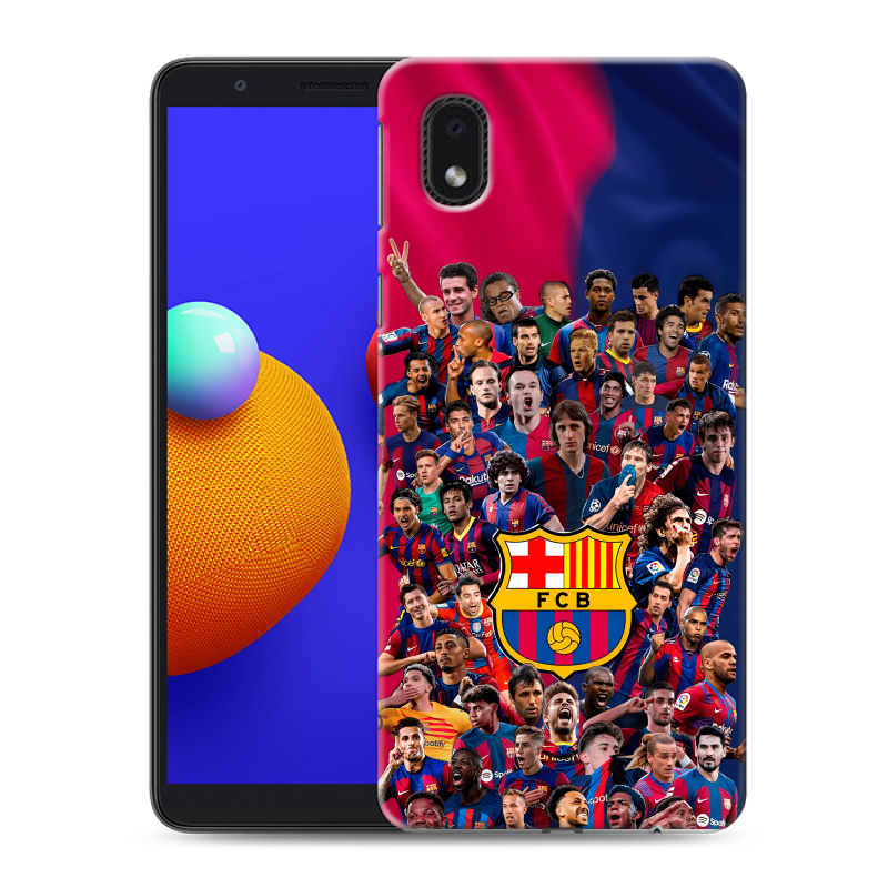 Силиконовый чехол на Samsung Galaxy A01 Core с принтом Барселона Barcelona Силиконовый чехол на Samsung Galaxy A01 Core с принтом Барселона Barcelona