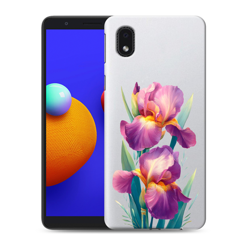 Силиконовый чехол на Samsung Galaxy A01 Core с принтом Цветы орхидеи Силиконовый чехол на Samsung Galaxy A01 Core с принтом Цветы орхидеи
