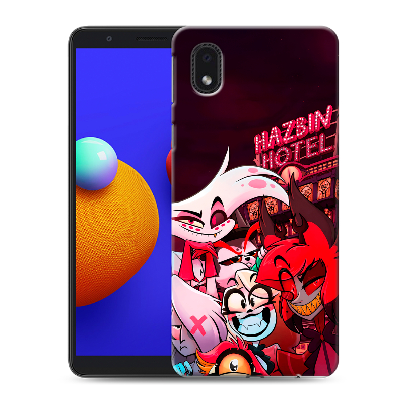 Силиконовый чехол на Samsung Galaxy A01 Core с принтом Hazbin Hotel Отель Хазбин Силиконовый чехол на Samsung Galaxy A01 Core с принтом Hazbin Hotel Отель Хазбин