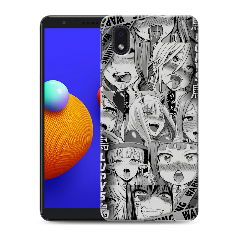 Пластиковый чехол на Samsung Galaxy A01 Core с принтом Ahegao Ахегао Аниме Пластиковый чехол на Samsung Galaxy A01 Core с принтом Ahegao Ахегао Аниме
