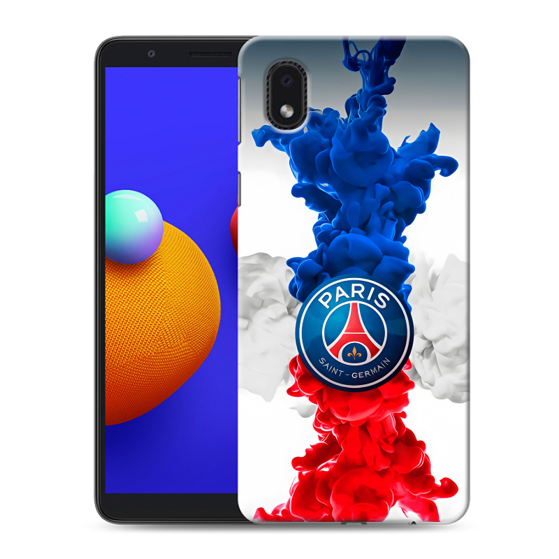 Силиконовый чехол на Samsung Galaxy A01 Core с принтом PSG ПСЖ Силиконовый чехол на Samsung Galaxy A01 Core с принтом PSG ПСЖ