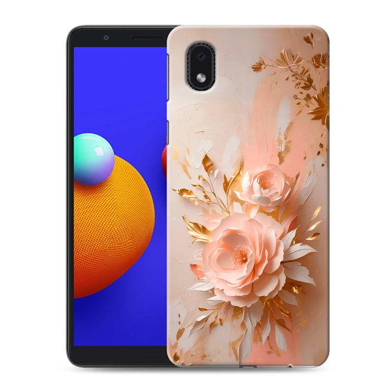 Пластиковый чехол на Samsung Galaxy A01 Core с принтом женский Пластиковый чехол на Samsung Galaxy A01 Core с принтом женский