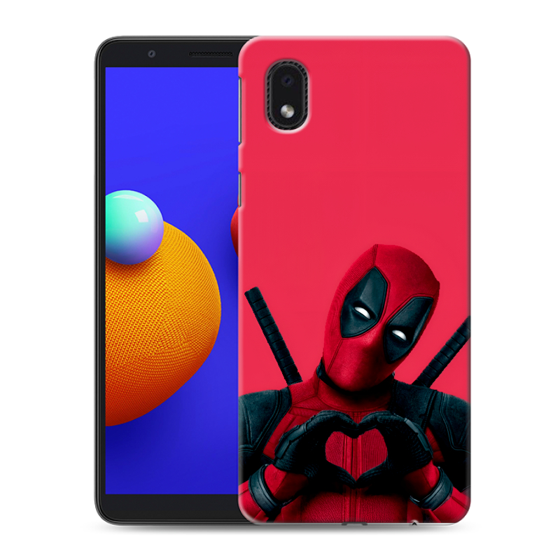 Пластиковый чехол на Samsung Galaxy A01 Core с принтом Дедпул Deadpool Пластиковый чехол на Samsung Galaxy A01 Core с принтом Дедпул Deadpool