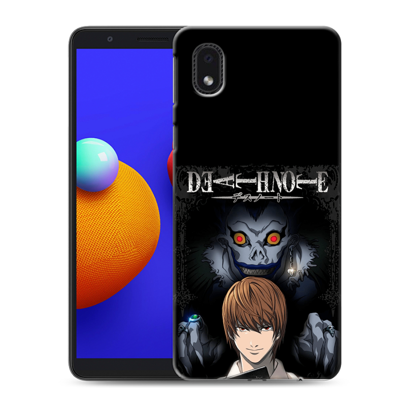 Пластиковый чехол на Samsung Galaxy A01 Core с принтом Death note Тетрадь смерти Пластиковый чехол на Samsung Galaxy A01 Core с принтом Death note Тетрадь смерти