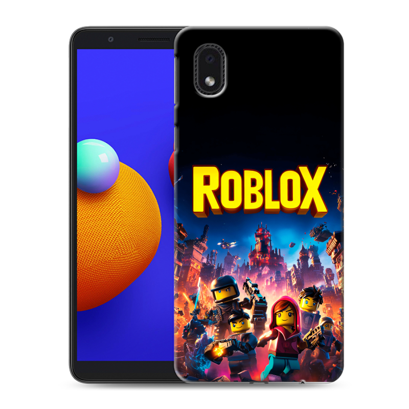 Силиконовый чехол на Samsung Galaxy A01 Core с принтом Roblox Роблокс Силиконовый чехол на Samsung Galaxy A01 Core с принтом Roblox Роблокс
