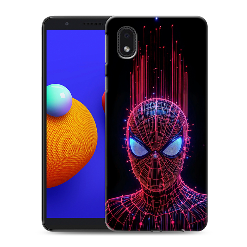 Пластиковый чехол на Samsung Galaxy A01 Core с принтом Spiderman Человек паук Пластиковый чехол на Samsung Galaxy A01 Core с принтом Spiderman Человек паук