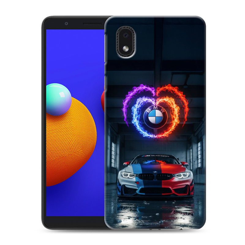 Силиконовый чехол на Samsung Galaxy A01 Core с принтом BMW БМВ Силиконовый чехол на Samsung Galaxy A01 Core с принтом BMW БМВ