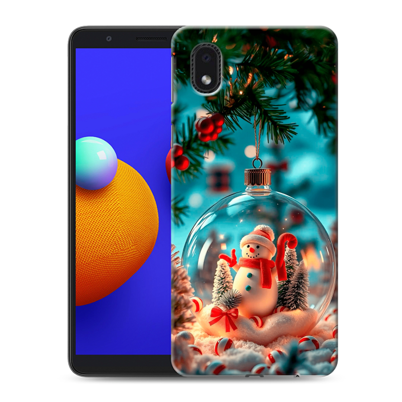 Силиконовый чехол на Samsung Galaxy A01 Core с принтом Новый год Силиконовый чехол на Samsung Galaxy A01 Core с принтом Новый год