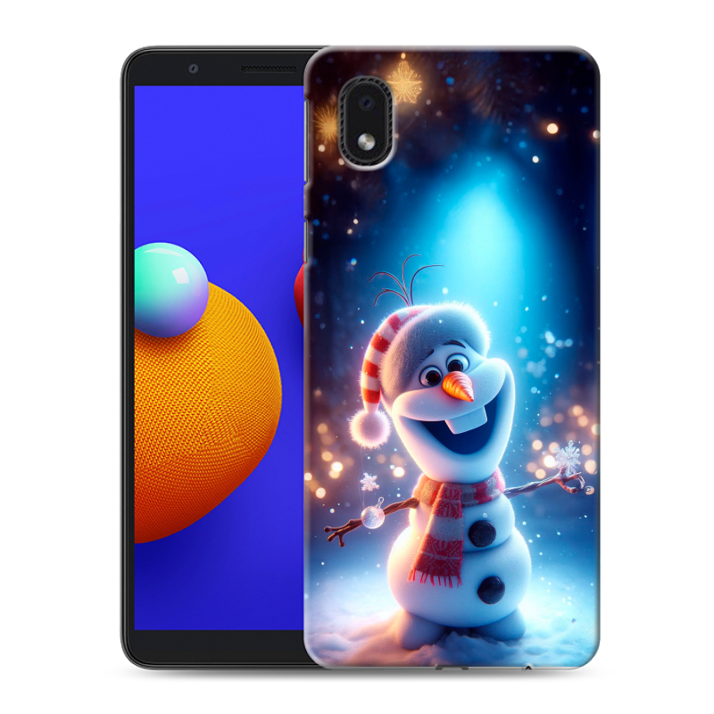 Пластиковый чехол на Samsung Galaxy A01 Core с принтом Новый год Пластиковый чехол на Samsung Galaxy A01 Core с принтом Новый год