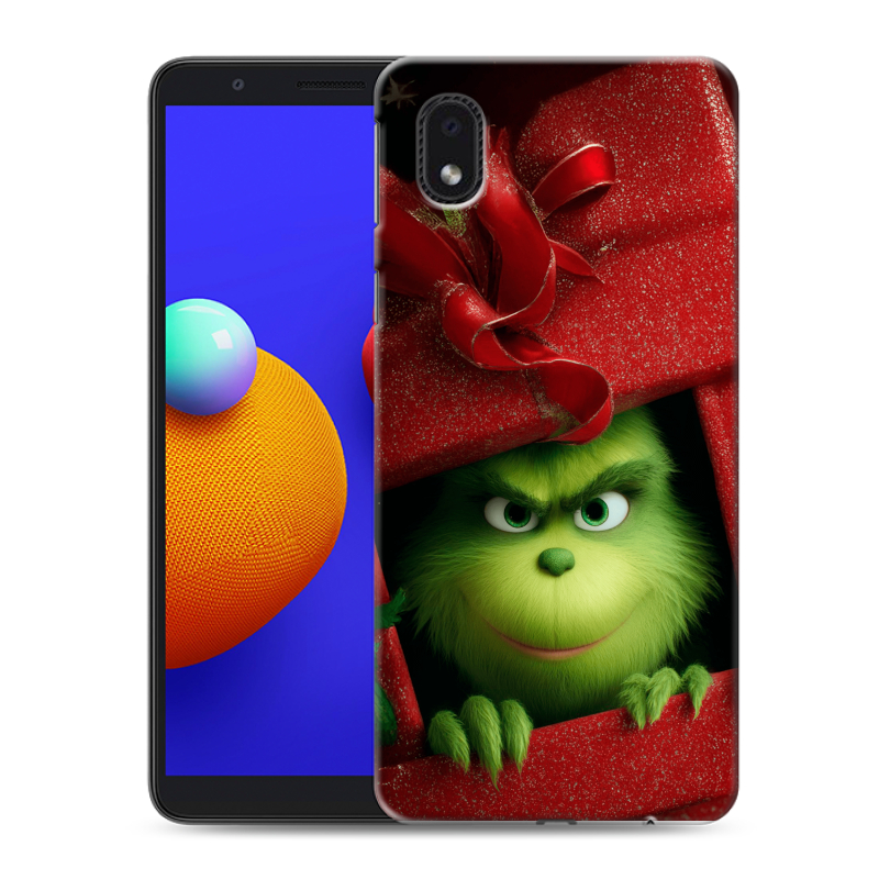 Пластиковый чехол на Samsung Galaxy A01 Core с принтом Новый год Пластиковый чехол на Samsung Galaxy A01 Core с принтом Новый год