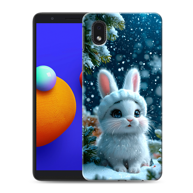 Силиконовый чехол на Samsung Galaxy A01 Core с принтом Новый год Силиконовый чехол на Samsung Galaxy A01 Core с принтом Новый год