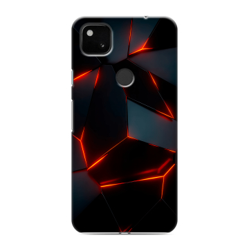 Силиконовый чехол на Google Pixel 4a с принтом Яркие абстракции Силиконовый чехол на Google Pixel 4a с принтом Яркие абстракции
