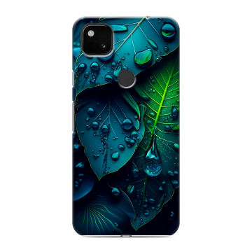 Силиконовый чехол на Google Pixel 4a с принтом Листья Силиконовый чехол на Google Pixel 4a с принтом Листья