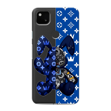Силиконовый чехол на Google Pixel 4a с принтом Луи робот