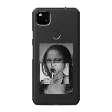 Силиконовый чехол на Google Pixel 4a с принтом Мона Лиза