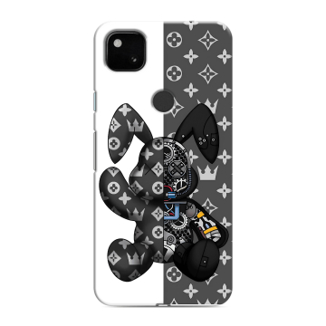 Силиконовый чехол на Google Pixel 4a с принтом Луи робот Силиконовый чехол на Google Pixel 4a с принтом Луи робот