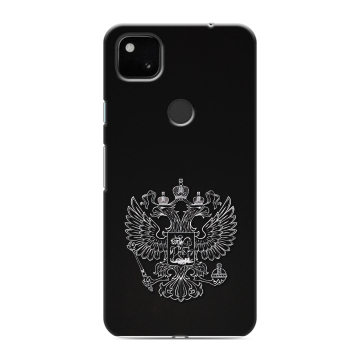 Силиконовый чехол на Google Pixel 4a с принтом Герб России Силиконовый чехол на Google Pixel 4a с принтом Герб России