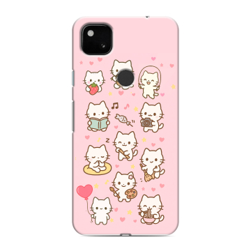 Силиконовый чехол на Google Pixel 4a с принтом Hello Kitty Хелоу Кити Силиконовый чехол на Google Pixel 4a с принтом Hello Kitty Хелоу Кити