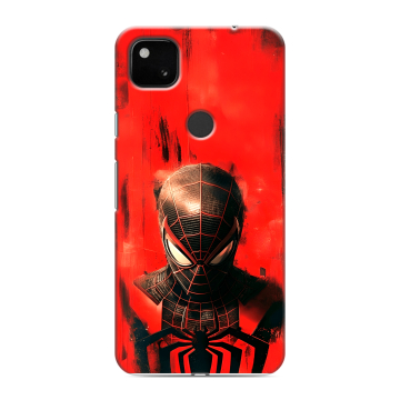 Силиконовый чехол на Google Pixel 4a с принтом человек паук spiderman Силиконовый чехол на Google Pixel 4a с принтом человек паук spiderman