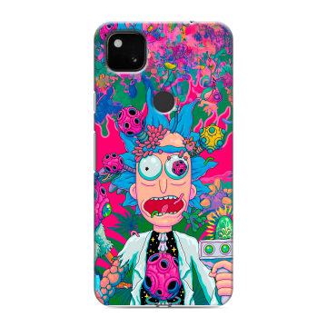 Силиконовый чехол на Google Pixel 4a с принтом Рик и Морти Rick Morty Силиконовый чехол на Google Pixel 4a с принтом Рик и Морти Rick Morty