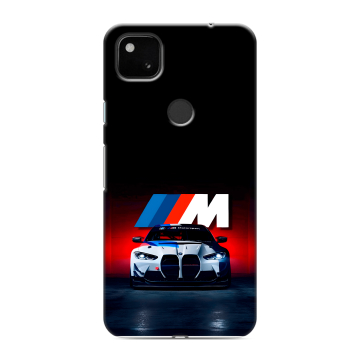 Силиконовый чехол на Google Pixel 4a с принтом БМВ BMW Силиконовый чехол на Google Pixel 4a с принтом БМВ BMW