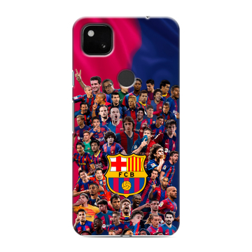Силиконовый чехол на Google Pixel 4a с принтом Барселона Barcelona Силиконовый чехол на Google Pixel 4a с принтом Барселона Barcelona